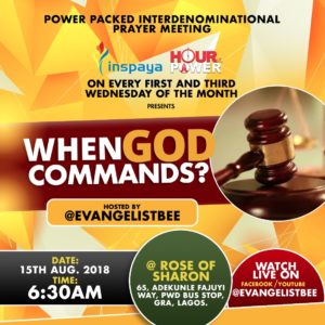 for prophetic the 5 season decrees WHEN GOD PRAYER Banji (PART  COMMANDS 1) POINTS